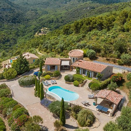 Villa La Genestiere - Familienoase Und Golfertraum Mit Infinity-Pool Und 180-Grad-Panoramablick Bis Zum Meer Seillans Exterior foto