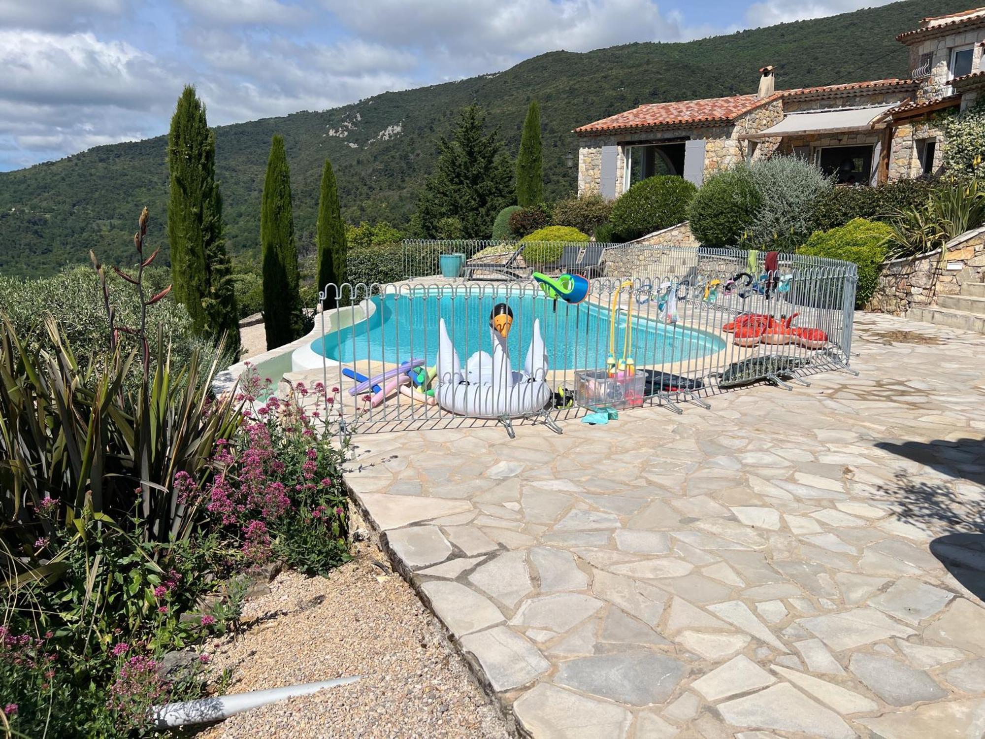 Villa La Genestiere - Familienoase Und Golfertraum Mit Infinity-Pool Und 180-Grad-Panoramablick Bis Zum Meer Seillans Exterior foto